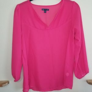 Gap pink blouse